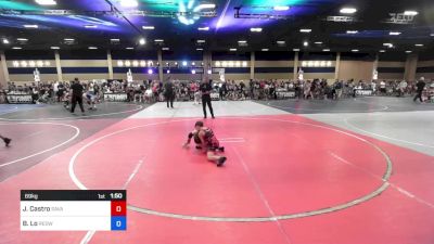 69 kg Semifinal - Jeremiah Roman Castro, Savage House WC vs Brendon Lo, Redwood WC