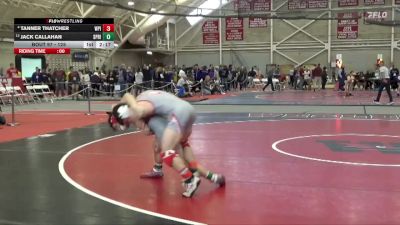 125 lbs Quarterfinal - Jack Callahan, Springfield vs Tanner Thatcher, Worcester Polytechnic