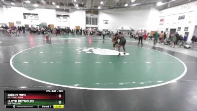 285 lbs Semifinal - Jadon Mims, St. Cloud State vs Lloyd Reynolds, UW-Parkside