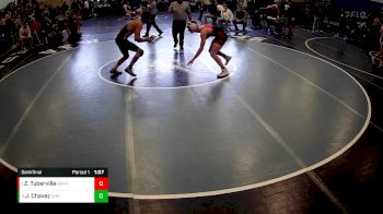 160 lbs Semifinal - Zach Tuberville, Slippery Rock Area Hs vs Jesus Chavez, Chartiers Houston Hs