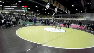 157 lbs Cons. Round 5 - Andre Sedeno, Camarillo vs Andrew Martinez, Chapparal