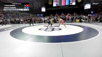 165 lbs Cons. Sub-rd Of 32 - Titus Norman, TN vs Mason Carnrite, CA