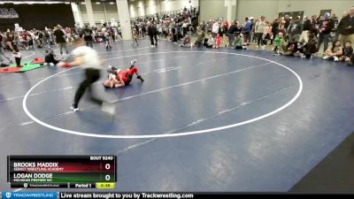 77 lbs Quarterfinal - Logan Dodge, Michigan Premier WC vs Brooks Maddix, Sebolt Wrestling Academy