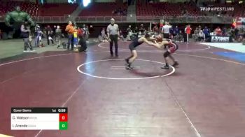 98 lbs Consolation - Cash Watson, Broken Bow Wrestling Club vs Ian Arends, GI Grapplers