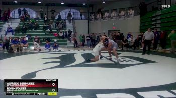 157 lbs 5th Place Match - Alfredo Bermudez, St. Mary`s Rutherford vs Ronin Foldes, Benedictine College Preparatory School