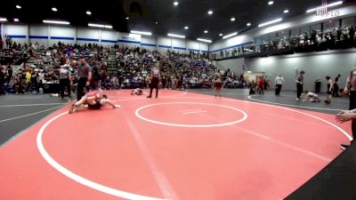 130 lbs Rr Rnd 3 - AvaLee Wickware (10U), Geary Youth Wrestling vs Jaxon Bohannon, Elgin Wrestling