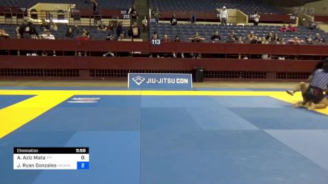 Atiba Aziz Mata vs James Ryan Gonzales 2024 Pan IBJJF Jiu-Jitsu No-Gi Championship