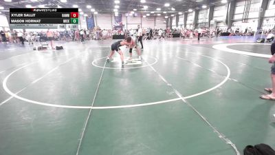 160 lbs Rr Rnd 2 - Xyler Sallit, Hammerin Hornets vs Mason Horwat, Micky's Maniacs Blue