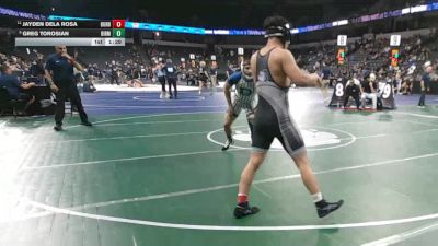 150 lbs Round Of 16 - Jayden Dela Rosa, Burbank (SS) vs Greg Torosian, Birmingham (LA)