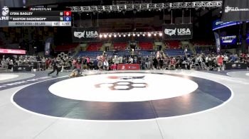 95 lbs Champ. Rd Of 64 - Lydia Bagley, NJ vs Easton Dadiomoff, TN