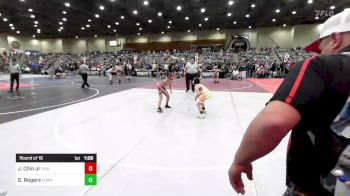 81 lbs Round Of 16 - Jeffrey Chin Jr, DUB Wrestling vs Savealyn Rogers, Corning Sharks