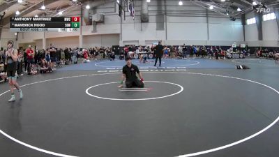 106 lbs Cons. Semi - Maverick Hood, 512 Outlaw Wrestling vs Anthony Martinez, Mesquite Wrestling Club
