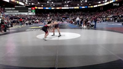 4A 138 lbs Champ. Round 1 - Harper Stone, Buhl vs Colton Coy, Kimberly