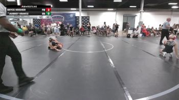 72 lbs Cons. Round 2 - Aubrey Krantz, Unattached vs Bryce Krisher, Powhatan Youth Wrestling