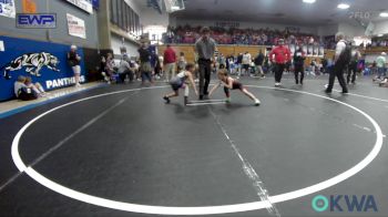 49 lbs 3rd Place - Brylen Buckner, Weatherford Youth Wrestling vs Jo Thigpen, Choctaw Ironman