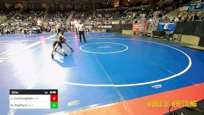 80 lbs Consi Of 32 #2 - Jackson Cunnyngham, Oklahoma Wrestling Academy vs Nathan J Stafford, Selma