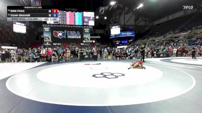 110 lbs Cons. Sub-quarters - Irini Poka, CA vs Xuan Graham, PA