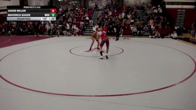 120 lbs Cons. Sub-semis - Maverick Baker, Wrestling Brotherhood vs Jakob Miller