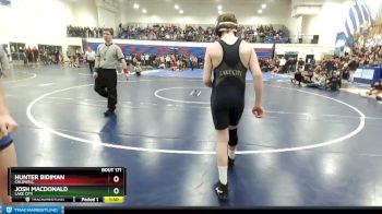 120 lbs Cons. Round 1 - Josh Macdonald, Lake City vs Hunter Bidiman, Caldwell