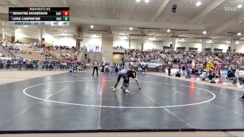 AA 138 lbs Cons. Round 2 - Dewayne Dickerson, Bartlett High School vs Luke Carpenter, East Hamilton High School