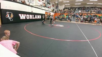90-97 lbs Round 1 - Evalina Garcia, Lovell Middle School vs Hayden Robinson, Thermopolis Middle School