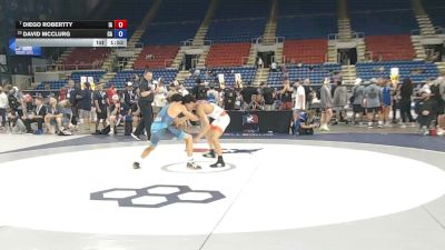 120 lbs Champ. Rd Of 16 - Diego Robertty, Iowa vs David McClurg, California