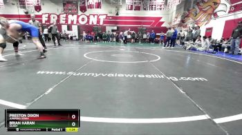 215 lbs Semifinal - Preston Dixon, Junipero Serra vs Brian Haran, Gilroy