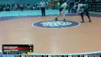 2 - 175 lbs Cons. Round 2 - Douglas Blevins, John Battle vs Ryan Mickelwait, Central (Woodstock)