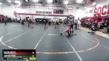 85/90/95 Round 1 - Kaleb Watts, Bison Takedown Club vs Colton Reed, West Forsyth Wrestling Club