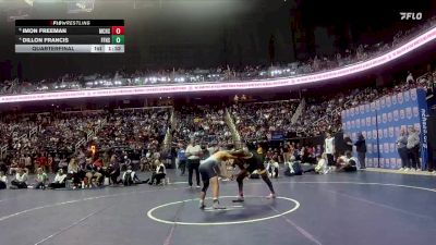 3A 157 lbs Quarterfinal - Imon Freeman, Montgomery Central High School vs Dillon Francis, First Flight High School