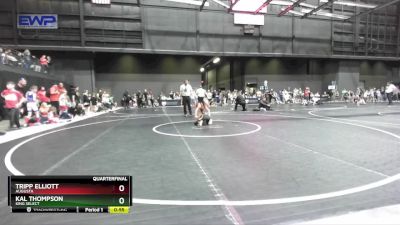 70 lbs Quarterfinal - Tripp Elliott, Augusta vs Kal Thompson, King Select