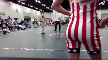 57 lbs Round 2 (10 Team) - Nara Jackson, Backyard Brawlers Pink vs Myra Shannon, Washington Dual Team