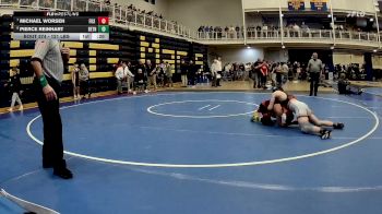 121 lbs 7th Place - Michael Worsen, Fox Chapel vs Pierce Reinhart, Bethel Park