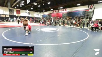 215 lbs Champ. Round 2 - Kai Lucas, Redondo Union vs Troy Wells, Crespi