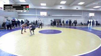 113 lbs Cons. Round 4 - Aaron Tan, De Anza vs Nathan Hoang, Jesse Bethel High School
