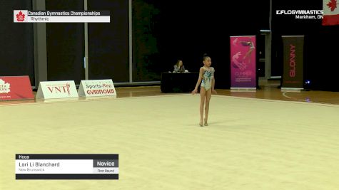 Lori Li Blanchard - Hoop, New Brunswick - 2019 Canadian Gymnastics Championships - Rhythmic