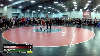 56 lbs Quarterfinal - Nixon Colbert, Mat Sharks Wrestling Club vs Ryder Troxell, 84 Athletes