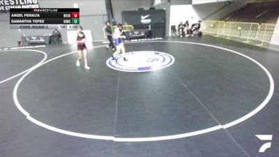 Cons. Round 2 - Angel Peralta, Matilda Torres High School Wrestling vs Samantha Yepez, Golden State Wrestling Club