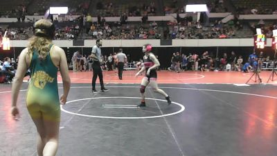 116-118 lbs Round 1 - Kira Ellis, Guerrilla Wrestling (GWA) vs Aubrey Davis, Great Bridge Middle School