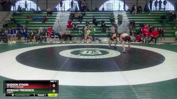 132 lbs Champ. Round 1 - Morgan Frederick, Trinity vs Hudson Eynon, St. John`s College