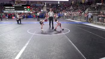 45 lbs Quarterfinal - Rayna Allen, Paola vs Brees Allen, Stanton County Trojans Wrestling