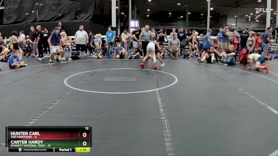 72 lbs Placement (4 Team) - Carter Hardy, Dynasty National Team vs Hunter Carl, The Compound