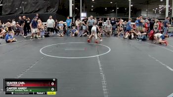 72 lbs Placement (4 Team) - Carter Hardy, Dynasty National Team vs Hunter Carl, The Compound
