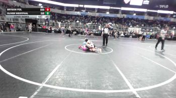 92 lbs Consolation - Bryson Feil, Cougar WC vs Oliver Westphal, Sabertooth WC