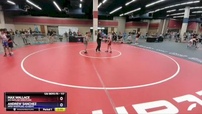 117 lbs Quarterfinal - Max Wallace, 512 Outlaw Wrestling vs Andrew Sanchez, Apex Grappling Academy