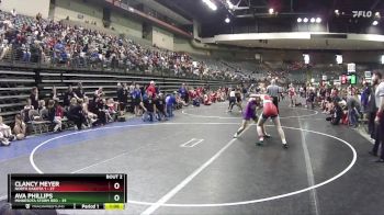 138 lbs Round 1 (6 Team) - Clancy Meyer, North Dakota 1 vs Ava Phillips, Minnesota Storm Red