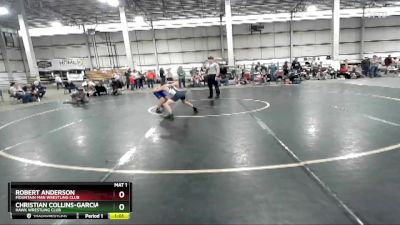 75-80 lbs Quarterfinal - Christian Collins-Garcia, Hawk Wrestling Club vs Robert Anderson, Mountain Man Wrestling Club