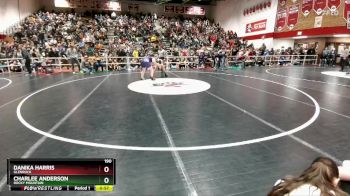 190 lbs 5th Place Match - Danika Harris, Glenrock vs Charlee Anderson, Rocky Mountain