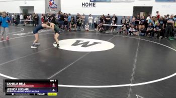 110 lbs Semifinal - Jessica LeClair, Soldotna Whalers Wrestling Club vs Camelia Bell, Glacier Bear Wrestling Club