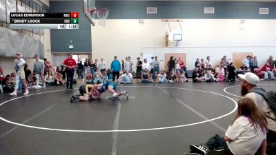 157 lbs 1st Place Match - Lucas Edmunson, Middleton Wrestling Club vs Brody Loock, Raft River Wrestling
